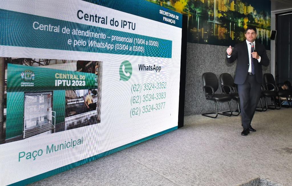 IPTU de 2023 poderá ser pago via PIX, cartões de crédito e débito, informa Prefeitura de Goiânia